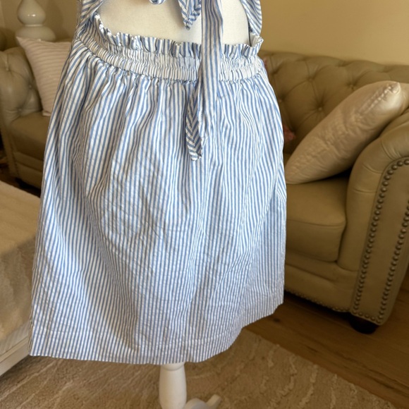 J. Crew Blue and White Striped Dress - Picture 3 of 7